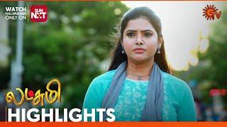 Lakshmi - Highlights | 19 Oct 2024 | New Tamil Serial | Sun TV