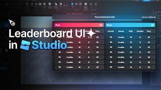 How To Make A Leaderboard UI In Roblox Studio