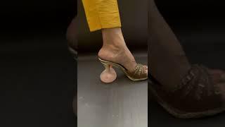 Experiment High Heels vs Holi Ballon’s | Crushing Crunchy & Soft Things by Shoes! #Shorts