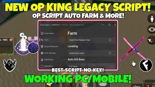 [NEW] OP KING LEGACY Script/Hack GODMODE! | Auto Farm | Auto Raid | Auto V4 (Mobile & PC) No Key!