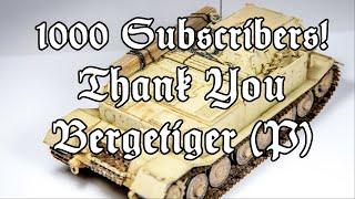 Rebuild of a Dragon Models 1/35 Bergepanzer Tiger (P) | Thank YOU! | Metal Tracks | Weathering