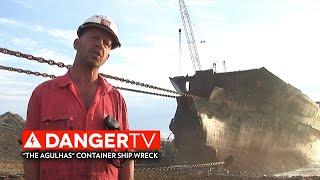 Dragging "The Agulhas" Container Ship Wreck | The Salvage Masters