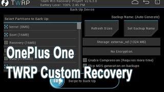 How to Install Custom Recovery (TWRP) on OnePlus One