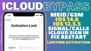 NEW iCloud Bypass MEID Devices With Signal/Calls | Meid iCloud Bypass iOS 14.8/12.5.5 with Network