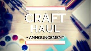 Maymay Made It Craft Haul & Announcement!!