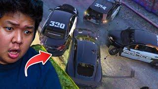 20 POLICE CARCHASE in GTA 5 RP