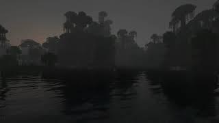  Minecraft Misty Lake and Rain Ambience with Music to Sleep/Study/Relax 