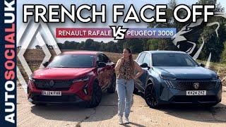 BEST Hybrid family car? Renault Rafale VS Peugeot 3008 UK 4k