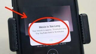 How to Upload iMovie Videos Longer Than 15 Minutes