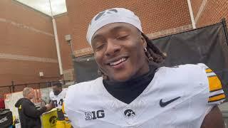 Kaleb Johnson on his record-breaking game in Iowa football vs. Maryland