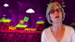 That Vegan Teacher becomes a Geometry Dash player