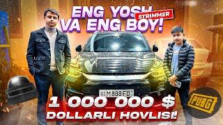 O'zbekistonning Eng Boy va Eng Yosh Strimmeri! 2.000 000$ Dollarli Hovlisi!