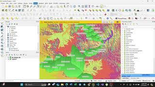 How to clip raster data by mask layer using QGIS.