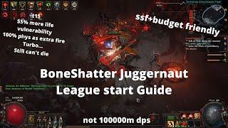 Scourge League starter guide: SSF BoneShatter Jugg (still working 3.18)