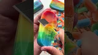 The Most Satisfying Rainbow Soap Carving 
