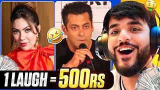 Try not to laugh challenge ( I laugh = I pay Rs 500 )