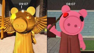 Roblox Piggy GOLDEN PIGGY VS PIGGY JUMPSCARE! Roblox Piggy 2