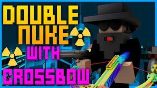 INSANE 57-2 Crossbow DOUBLE NUKE (Krunker.io)