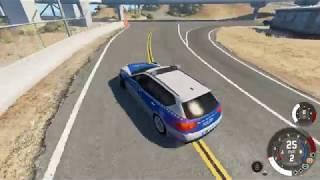 BeamNG drive Погоня