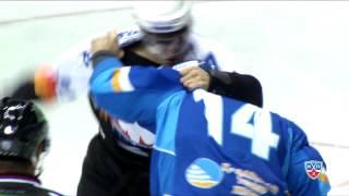 Бой КХЛ: Грэттон VS Гимбатов / KHL Fight: Gratton VS Gimbatov