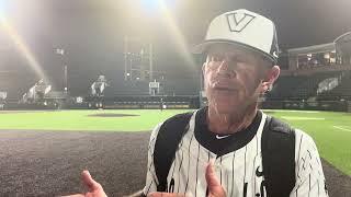 Tim Corbin after Vandy's walk-off win to win the series vs. Kentucky