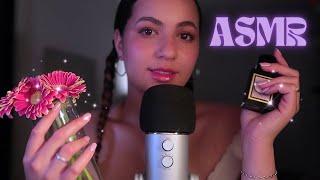 ASMR subtle mouth sounds and trigger tapping | GER