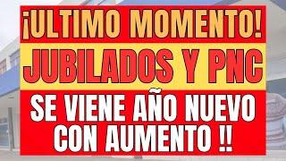  BUENAS NOTICIAS para JUBILADOS Y PENSIONADOS: Se viene AÑO NUEVO con AUMENTO ‼️