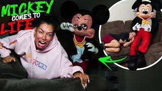 *GIANT* Mickey Mouse Doll COMES TO LIFE!! EVIL MICKEY PRANK!! | The Family Project