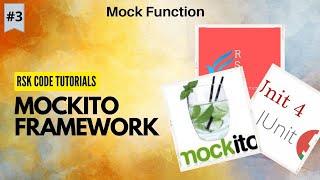 #3 Mockito Tutorial - Mock function in Mockito framework in Junit | Junit 5