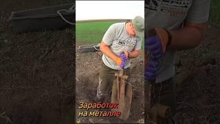 Нашел сброс металла, заработал денег. #коп #заработок #металлокоп