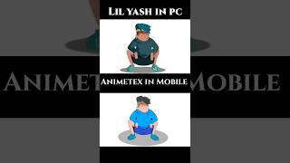 liyash se lia pic animetex in mobile #funny