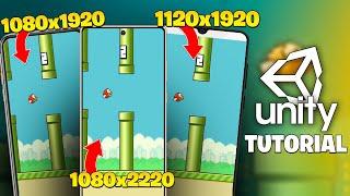 How To Make Your Game Look The Same On All Mobile Screen Sizes - Unity Mobile Game Development