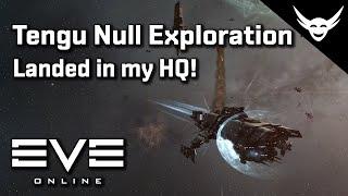 EVE Online - Tengu Nullsec Combat Exploration landing in HQ