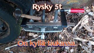 Kyllä on Ryskyn ketjupyörä tiukassa.