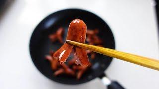 Mini Octopus Sausages (Bento Lunch Box) Tako Recipe