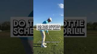 Do the Scottie Scheffler drill to make sure your downswing starts the right way! #golftips #golf