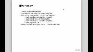 Presentation A3-P2: Exploring exam strategies of successful first year engineering students