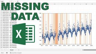How to investigate missing data in excel