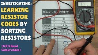 Learning Resistor Codes By Sorting Resistors