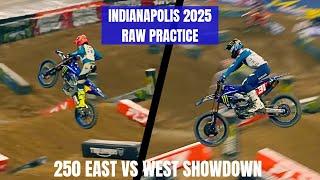 2025 Indianapolis 250 Showdown + 450 RAW Supercross Practice 