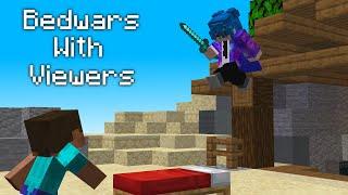 Bedwars with Viewers live!