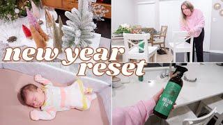 new year house reset! 2024 *goodbye christmas*