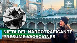 Nieta de “El Chapo” Guzmán canta en las calles de Londres y lo comparte en sus redes sociales