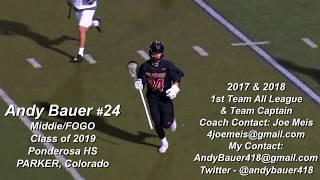 Andy Bauer Lacrosse Recruit Class of 2019