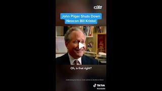 Watch John Pilger use facts to shut down neocon Bill Kristol