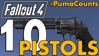 Top 10 Best Ballistic and Energy Pistols in Fallout 4 #PumaCounts