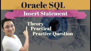 Tutorial#12 How to Insert data into a table using SQL developer