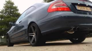 Mercedes Benz clk 270cdi w209 with custom exhaust