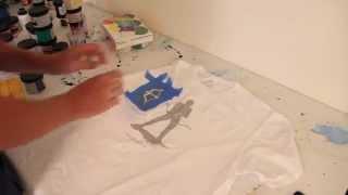 How to Screen Print at Home: Marvels Avengers Hawkeye