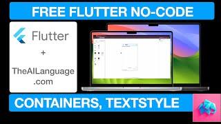 Flutter Tutorial - #5 Container, TextStyle